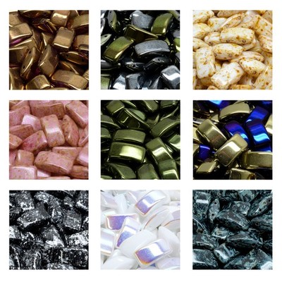 Rutkovsky 111-77788 Träger Pressperlen Tschechisches Glas 17x9mm Größe 8...