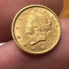 1853 Type 1 Gold Dollar Liberty Head $1 Coin Nice Coin