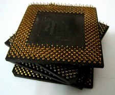 Lot of 4x Intel Celeron CPUs   Used Processors for Gold Recovery / Scrap