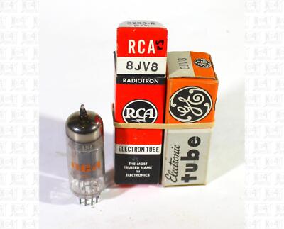 Assorted Brands 8JV8 Vacuum Tubes NOS Lot Of 2 +Box