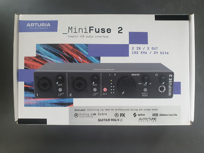 Arturia Minifuse 2 in schwarz - wie neu!