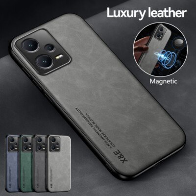 For Xiaomi Redmi Note 12 13 14 Pro+ 15C ShockProof Magnetic Leather Case Cover