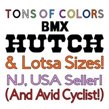 Hutch BMX Bikes Vinyl Decal - Many Sizes Colors Buy 2 Get 1 Free VBMX Bicycles