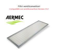 FILTRO ARIA RICAMBIO PER VENTILCONVETTORI FAN COIL AERMEC FCZ-P FCZ-PO