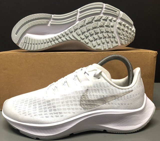 Size 5 - Nike Air Zoom Pegasus 37 White Metallic Silver 2020 for sale online | eBay