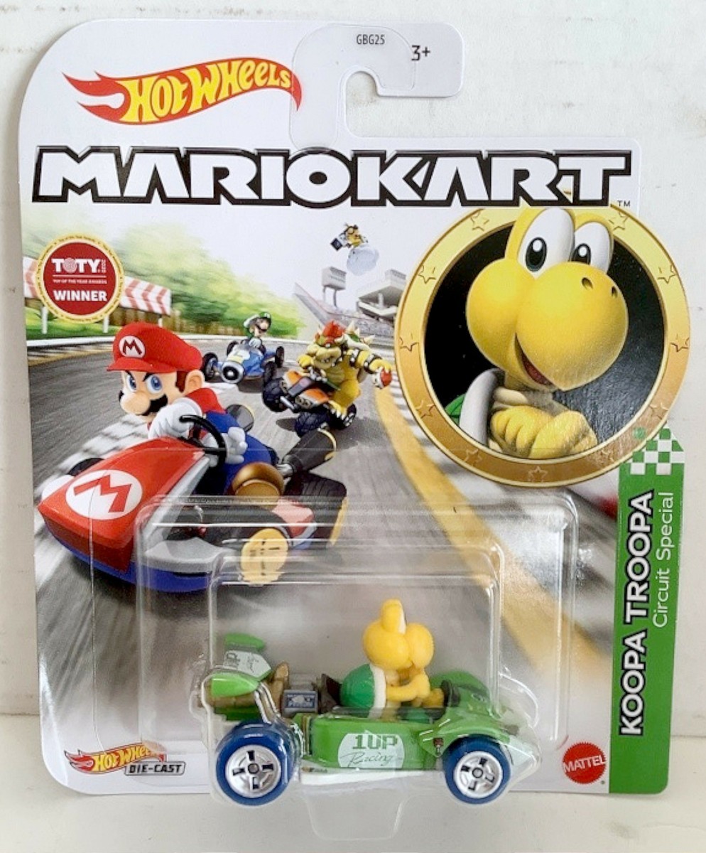 NEW Mattel GGV85 Hot Wheels Mario Kart 1:64 KOOPA TROOPA