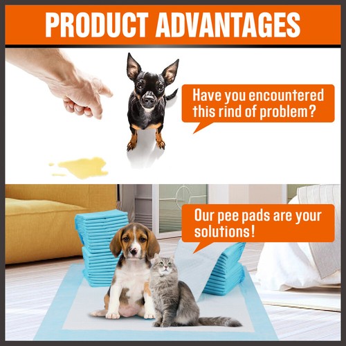 420Pc Pet Dog Cat Puppy Training Pads Toilet Potty Pee Mat Indoor 60x60cm New - Picture 4 of 12