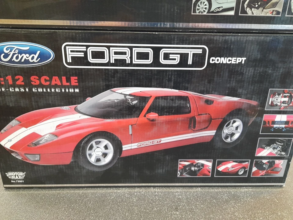 Motor Max 73001 Ford GT concept rossa 1/12 - Immagine 3 di 3