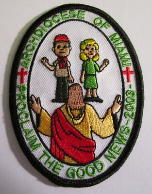  Scout Patch Archdiocese of Miami Proclaim the Good News 2003