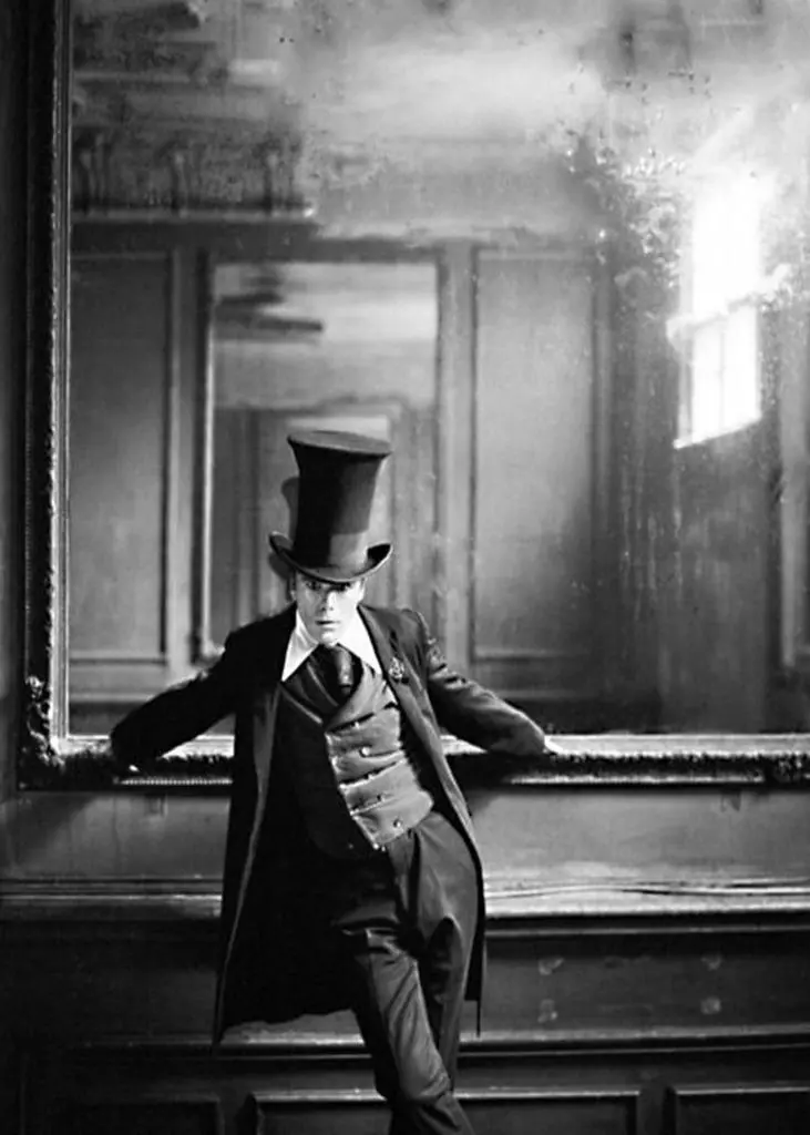 Odd Weird Photo Man w Large Top Hat Photo Print 5x7 eBay