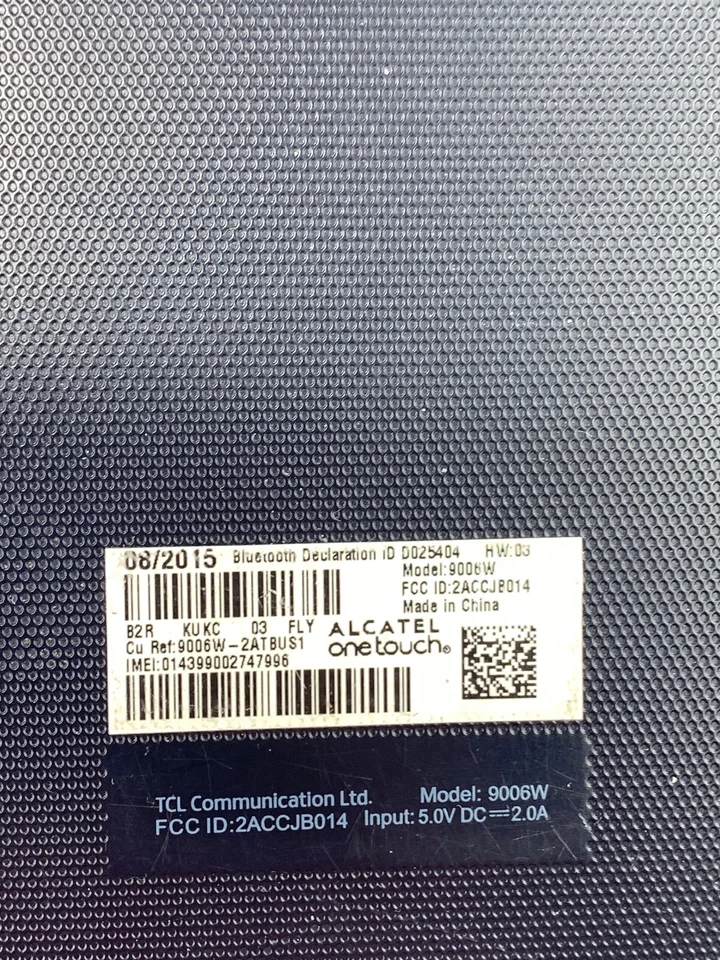 ALCATEL ONETOUCH Pixi 7 8GB, Wi-Fi + 4G (T-Mobile), 7in - Black - Image 3 of 3