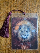 LION Animal Spirits Bookmark Oracle Card Boulet Art Deck New X-mas Gift Tarot