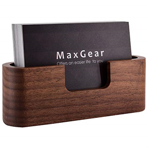 Maxgear Business Card Holder Wood Business Card Holder For Desk