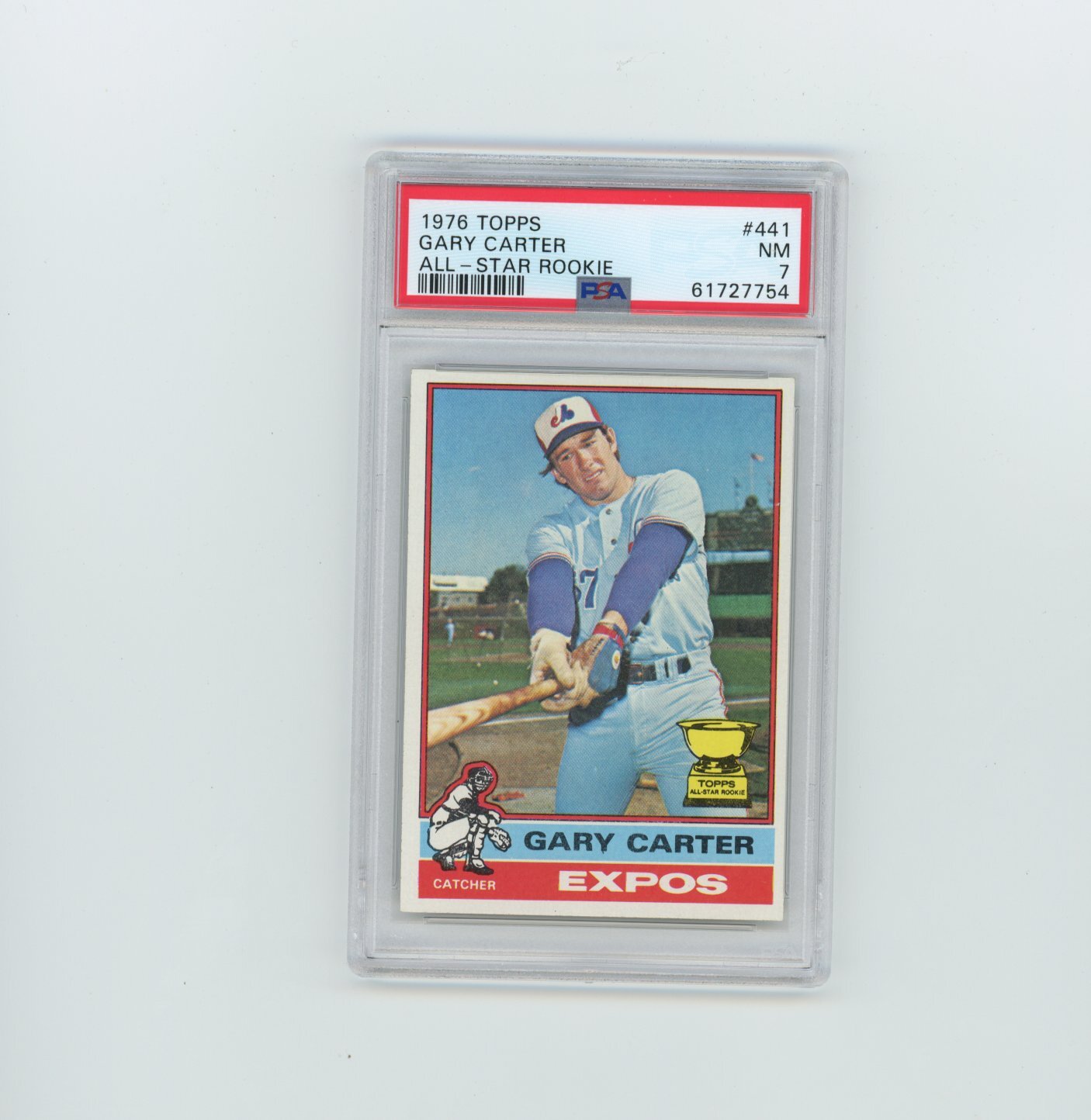 1976 Topps Baseball PSA 7++ #441 Gary Carter 2nd Year Just Graded