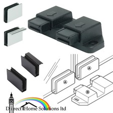 1 x Double Magnetic Pressure Catch Push To Open Touch For Double Glass Doors