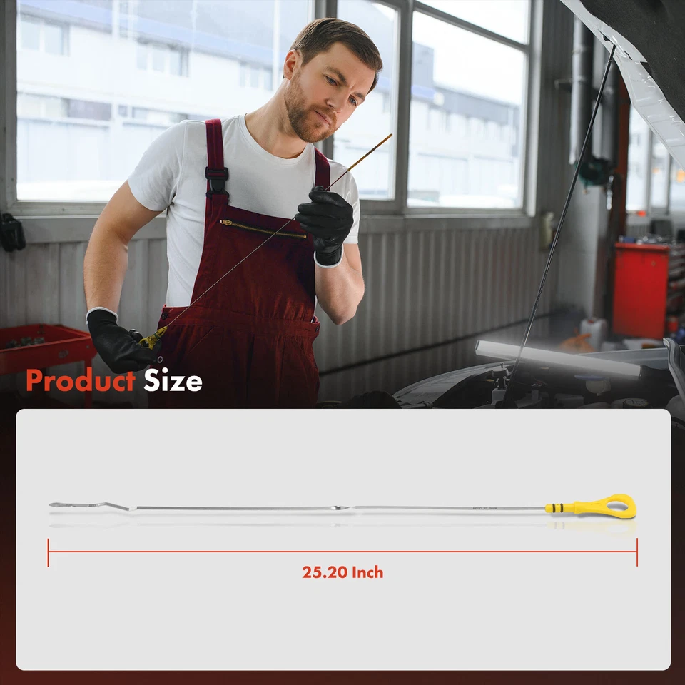 Engine Oil Dipstick for Dodge Grand Caravan 1997-2000 Chrysler Plymouth Voyager - Image 3 of 4