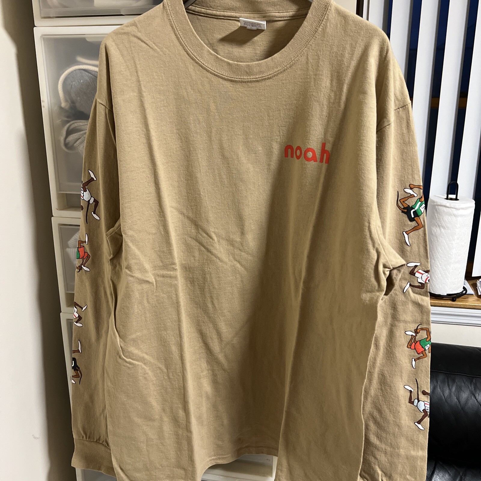 Noah NYC Core Logo LS T-Shirt Supreme Track Aime Kith Palace Box Tee Long Sleeve