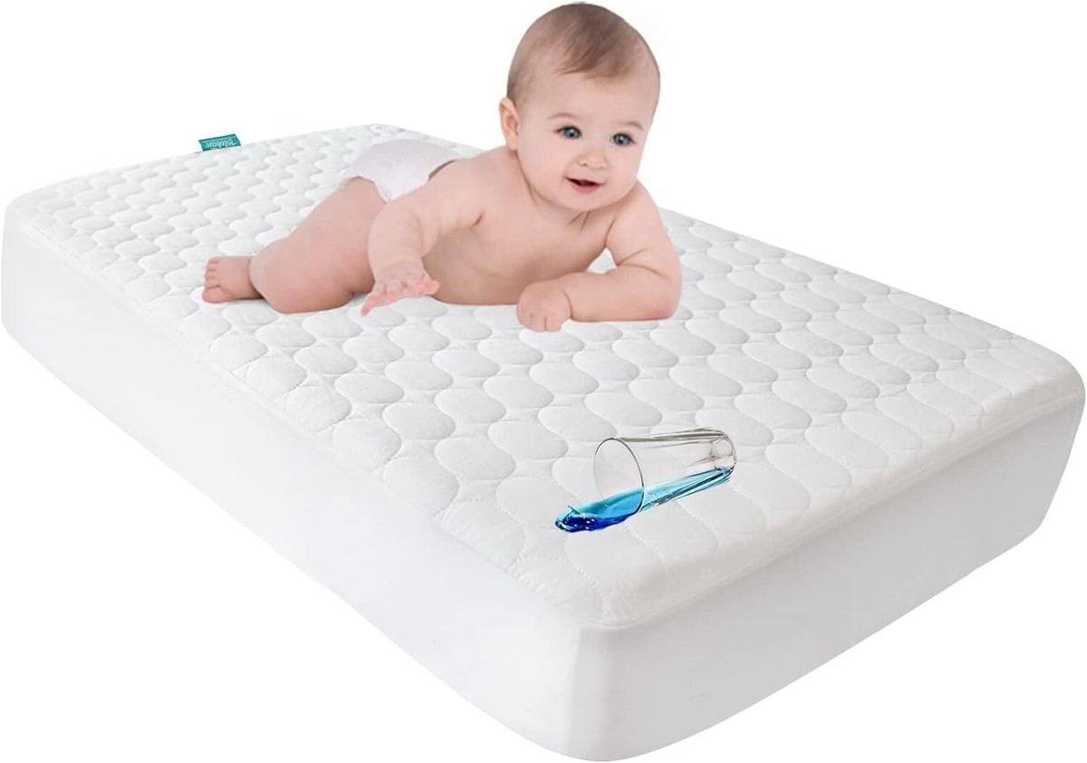 Crib Mattress Protector Pad Baby Toddler Bed Mattress Cover