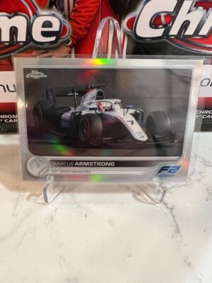 2022 Topps Chrome Formula 1 F1 Marcus Armstrong #135 Refractor
