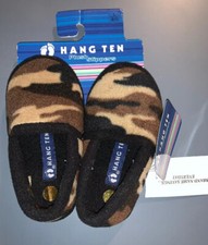 Hang Ten Child Plush Slippers