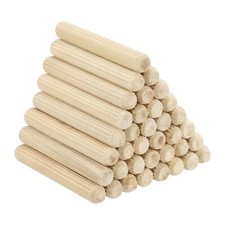 5/16" x 2-1/5"8 x 55mm Wood Dowel Pins 120 Pack Fluted Wooden Dowel Pin Strai...