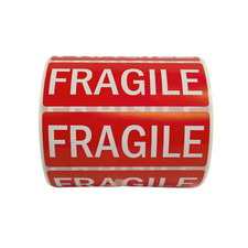 Fragile Parcel Labels - Postage Stickers - 89 X 32mm - Self Adhesive Stickers