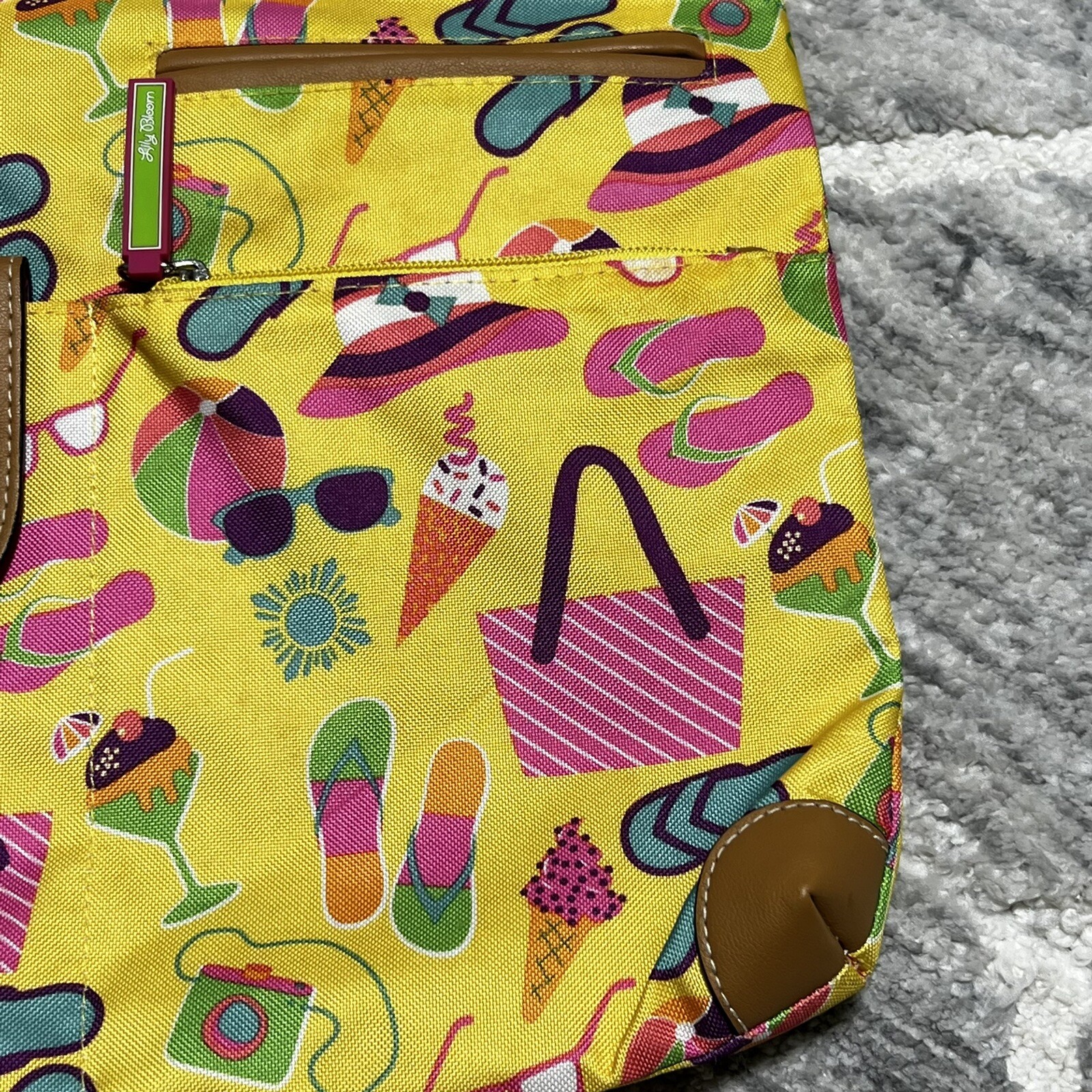 Lily Bloom Green Living Crossover Shoulder Handbag Su… Gem