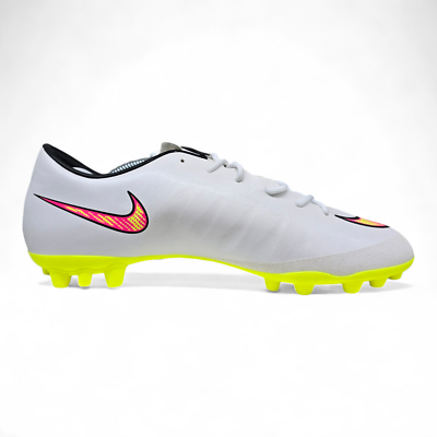 Nike Mercurial Victory V AG-R - White/Volt Football Boots (2014