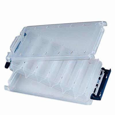 MEIHO Fishing Double Layer Bait Tackle Storage Box Plastic Clear Reversible 120