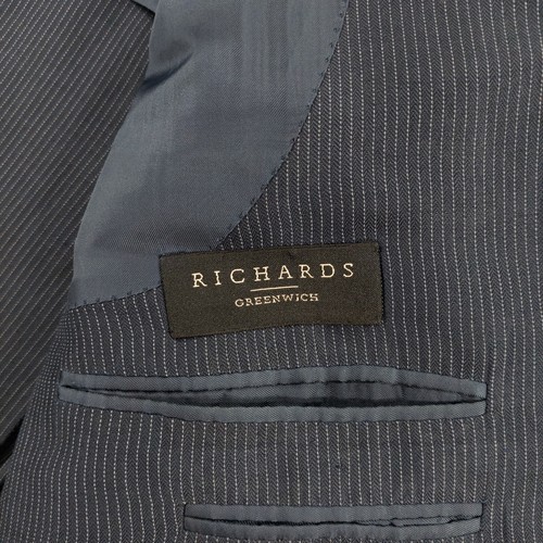 Ermenegildo Zegna Linen & Silk Suit 46R/56R 36x29 Unconstructed, Navy Pin Stripe - Picture 20 of 24