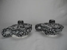 pair Vallauris fat lava ceramic candlesticks candlesticks Keramik