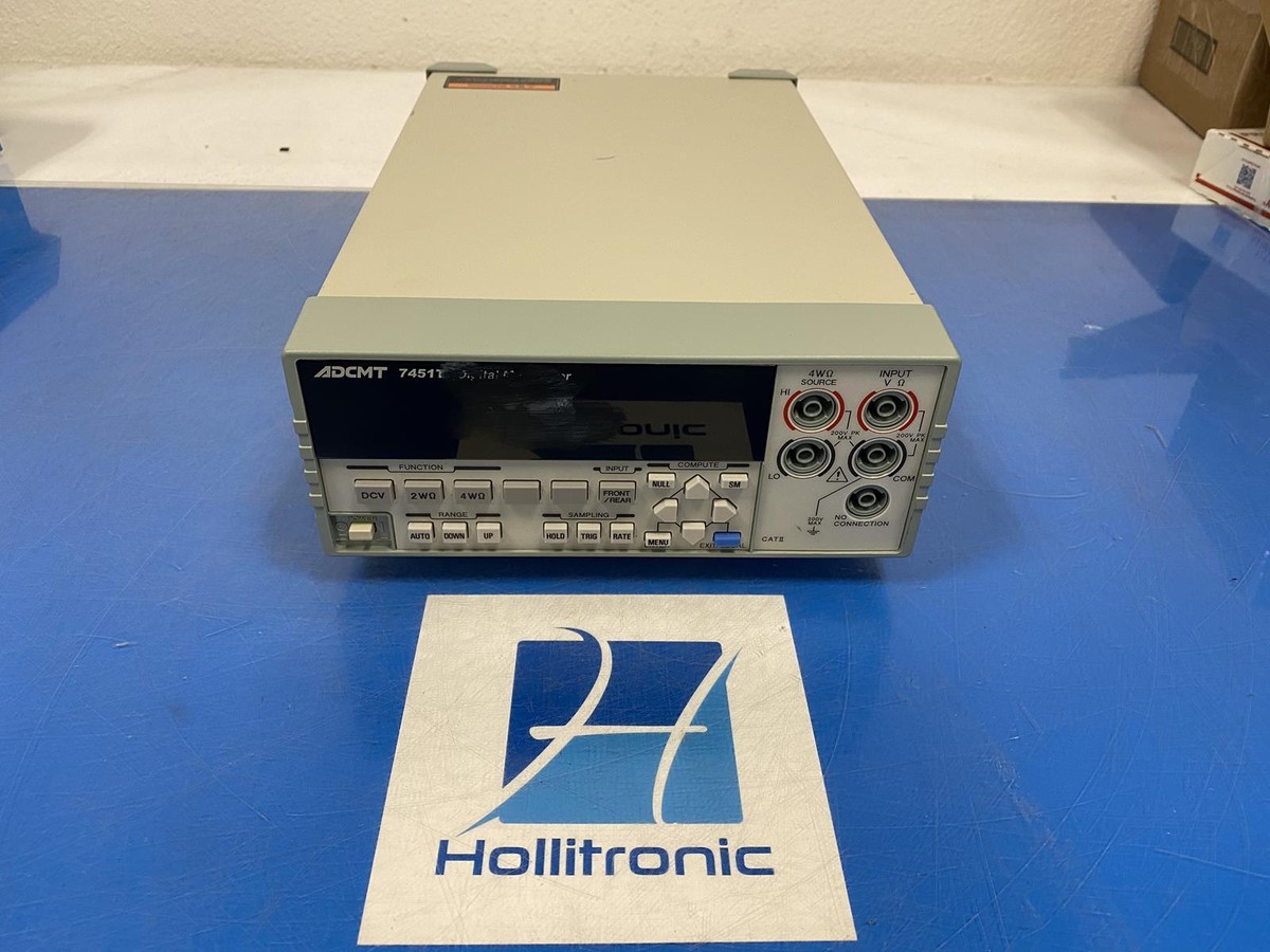 Advantest ADCMT 7451A Digital Multimeter | eBay Advantest ADCMT 7451A Digital Multimeter | eBay
