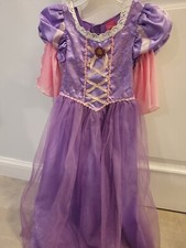 Disney Rapunzel Costume Purple glittery Size 4-6yr