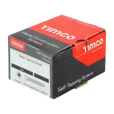 Timco - Self-Tapping Clamping Screws - PZ2 - Pan - Zinc - Use for Metal