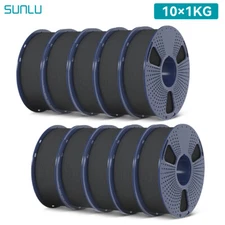10×1KG SUNLU PLA Matte Filament Neatly Wound 1KG/2.2LBS Spool For 99% 3D Printer