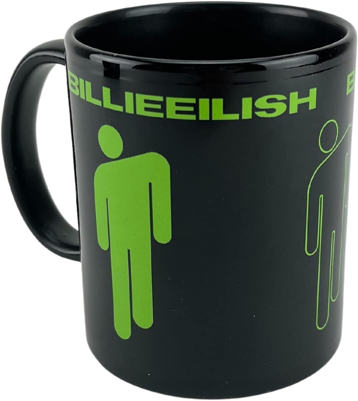 Billie Eilish Mug Stickman Design Black Ceramic Mug Great Gift Idea