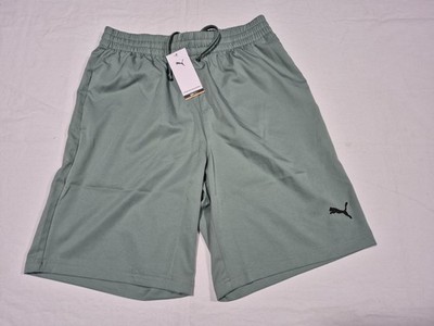 Puma Mens ESS Woven Sports Training 9 '' Emerald Green  Dry Cellshorts SZ Medium