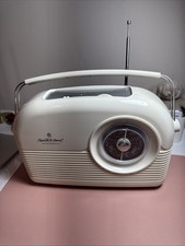 Hearth  Hand with Magnolia- Portable AM/FM Bluetooth Radio Off White