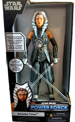 Ahsoka Tano Light Up Talking Action Figure   Star Wars - 10 1/2'' H New in Box
