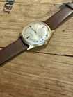 Vintage Timex 21 Jewels Hand-Winding Mechanical Watch Men Gold Tone Waterproof