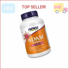 NOW Supplements, ADAM™ Men's Multivitamin with Saw Palmetto, Plant Sterols, Lyco