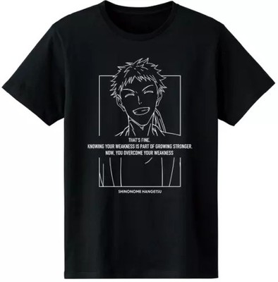 Arma Bianca Shinonome Hangetsu T-shirt Black Planet Samidare Anime L Size