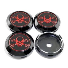 GTownWorks 68mm 2.68" Wheel Center Caps for Enkei RPF1 OD:68mm, ID:64mm Black