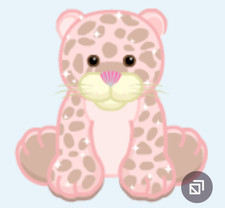 Webkinz Strawberry Cloud Leopard 466 RARE pin...
