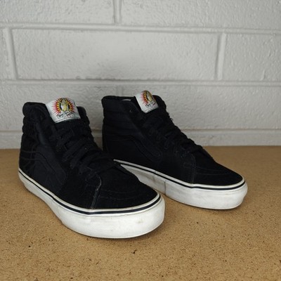 VANS Vaya Con Dios Sk8 Hi LX Trainers Praying Hands Mens Size 3.5 Women's Size 5