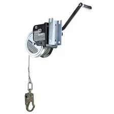 Falltech 7297S Personnel Winch, Silver, 8 1/2 In H, Manual