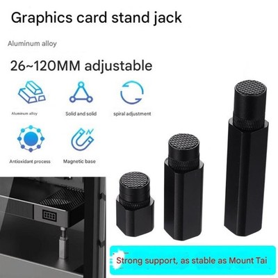 Aluminum Universal Graphics Card Holder Base Video Card Bracket GPU Support