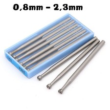 0,8mm - 2,3mm Wolfram Stahl Konkav Schleifen Bohrer Bits Holz Gravur Werkzeuge