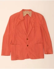 SEVENTY Mens 2 Button Blazer Jacket IT 50 Large Pink Linen CH14