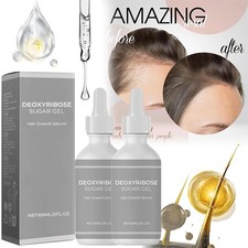 3 Pcs 60ml Deoxyribose Sugar Gel Hair Growth, Deoxyribose Serum for Hair Loss US